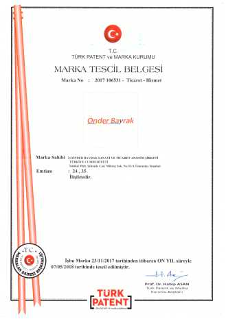 marka-tescili Önder bayrak 